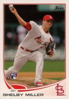2013 Topps #305 Shelby Miller White Jersey Baseball Card