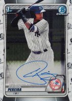 2020 Bowman Chrome Prospect Autographs #CPAEP Everson Pereira Baseball Card