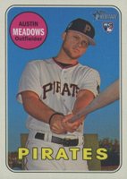 2018 Topps Heritage  #568 Austin Meadows Baseball Card