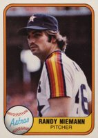 1981 Fleer #77 Randy Niemann Baseball Card