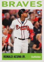 2018 Topps Throwback Thursday #209 Ronald Acuna Jr. Baseball Card