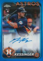 2024 Topps Chrome Update Chrome Baseball Update Series Autographs #ACGK Grae Kessinger Blue Refractor Baseball Card