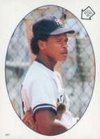 1986 Topps Stickers #297 Rickey Henderson Baseball Card