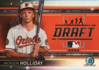 2022 Bowman Draft Bowman Draft Night #BDN9 Jackson Holliday Refractor Baseball Card