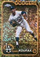 2024 Topps Gilded Collection #34 Sandy Koufax Gold Mini Diamond Baseball Card