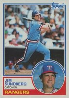 1983 Topps #665 Jim Sundberg Baseball Card