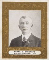 1909 Ramly # Frank Bancroft Square Frame Baseball Card