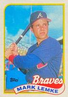 1989 Topps #327 Mark Lemke Baseball Card