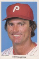 1983 Tastykake Phillies # Steve Carlton Phillies Baseball Card