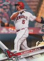 2017 Topps Chrome #65 Albert Pujols Refractor Baseball Card