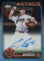 2024 Topps Chrome Chrome Legends Autographs #CLACBI Craig Biggio Baseball Card
