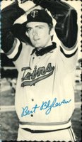 1974 Topps Deckle Edge #47 Bert Blyleven White Back Baseball Card