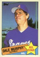 1985 Topps Tiffany #716 Dale Murphy Baseball Card