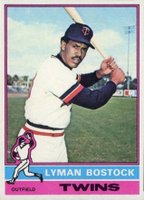 1976 Topps #263 Lyman Bostock Baseball Card