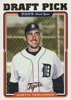 2005 Topps  #677 Justin Verlander Baseball Card