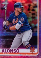 2019 Topps Chrome #204 Pete Alonso Pink Refractor Baseball Card