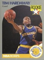 1990 Hoops #113 Tim Hardaway Basketball Card