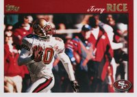 1997 Topps #300 Jerry Rice Football Card
