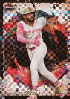 2024 Topps Finest #224 Fernando Tatis Jr. Checkerboard Refractor Baseball Card