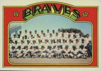 1972 Topps #21 Braves Team Baseball Card
