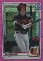 2020 Bowman Chrome Mega Box #BCP50 Adley Rutschman Pink Refractor Baseball Card