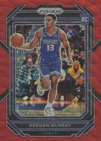2022 Panini Prizm #245 Keegan Murray Ruby Wave Basketball Card