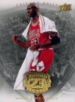 2009 Upper Deck Jordan Legacy Gold #55 Michael Jordan Basketball Card