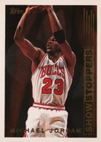 1995 Topps Show Stoppers #SS1 Michael Jordan Basketball Card