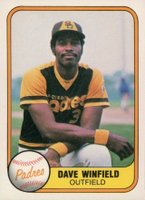 1981 Fleer #484 Dave Winfield Baseball Card