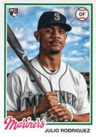 2022 Topps Archives #115 Julio Rodriguez Color Swap Baseball Card