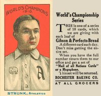 1911 Rochester Baking # Amos Strunk Baseball Card