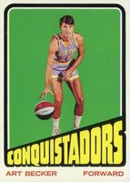 1972 Topps #178 Art Becker Basketball Card