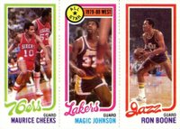 1980 Topps # Cheeks/Johnson/Boone Basketball Card