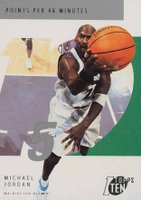 2002 Topps Ten #15 Michael Jordan Basketball Card