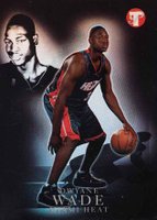 2003 Topps Pristine #115 Dwyane Wade Refractor Basketball Card