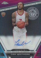 2023 Topps Chrome Certified Rookie Autographs #CRACAW Cam Whitmore Basketball Card