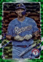 2021 Topps #654 Sam Huff Green Baseball Card