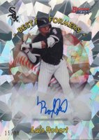 2018 Bowman's Best 1998 Best Performers Autographs #LR Luis Robert Atomic Baseball Card