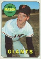 1969 Topps #584 Don Mason Baseball Card