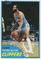 1981 Topps #95 Freeman Williams West Basketball Card
