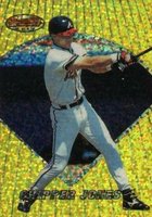 1996 Bowman's Best Preview #BBP1 Chipper Jones Atomic Refractor Baseball Card