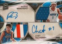 2022 Panini Spectra Rookie Dual Patch Autographs #RDACH Chet Holmgren/Paolo Banchero Basketball Card