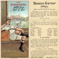 1912 Boston Garter # Christy Mathewson Baseball Card