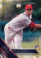 2016 Topps Update #US284 Aaron Nola Gold Baseball Card