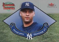 2002 Fleer Tradition Diamond Tributes #3 Derek Jeter Baseball Card