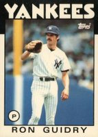 1986 Topps Tiffany #610 Ron Guidry Baseball Card