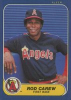 1986 Fleer #151 Rod Carew Baseball Card