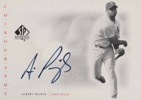 2001 SP Authentic Chirography  #AP Albert Pujols Baseball Card