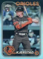 2024 Topps Chrome #142 Heston Kjerstad Refractor Baseball Card