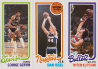 1980 Topps # Gervin/Issel/Kupchak Basketball Card